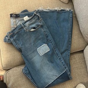 New Hollister high rise flare jeans
